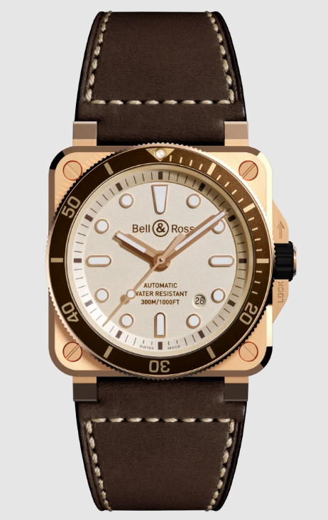 Bell & Ross BR-03 Diver White Bronze Replica Watch BR0392-D-WH-BR/SCA
